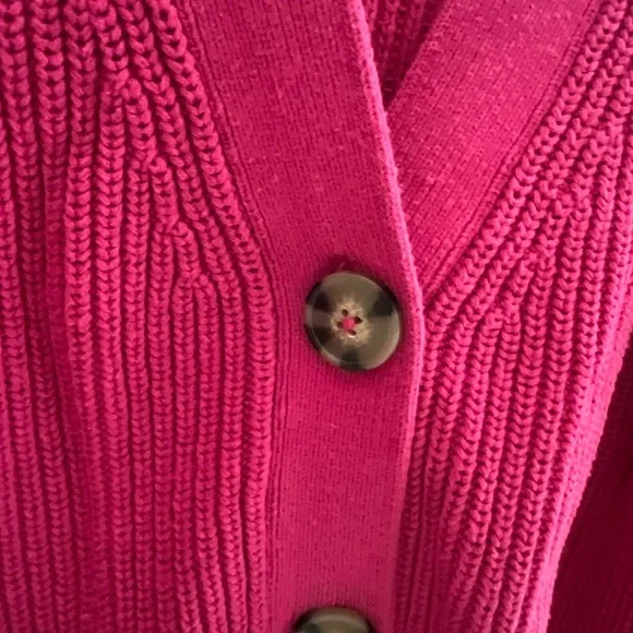 H&M Fuchsia Button-Up Cardigan - Picture 3 of 4
